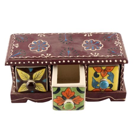 Spice Box-1445 Masala Rack Container Gift Item